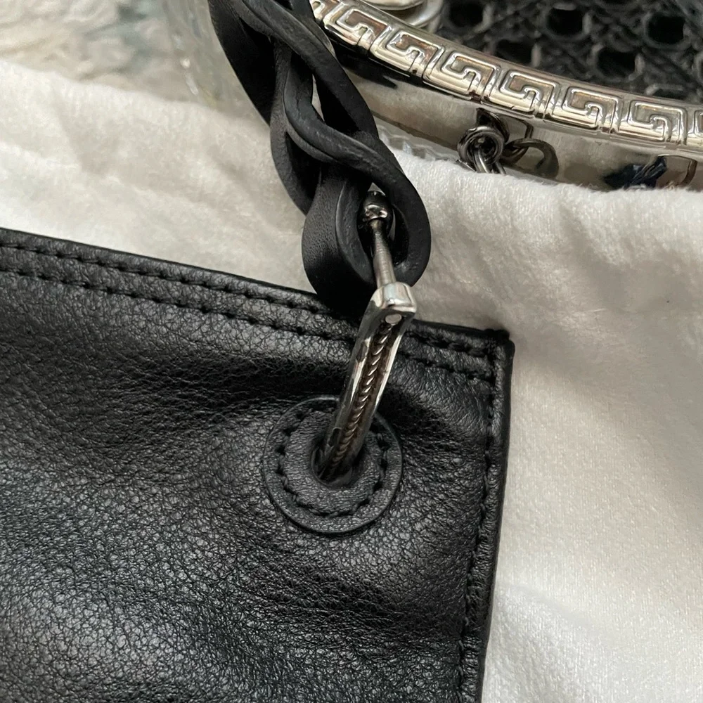 ✨Julie✨Brighton Black Embossed Women's Bag✨With Dust Bag - Picture 5 of 9